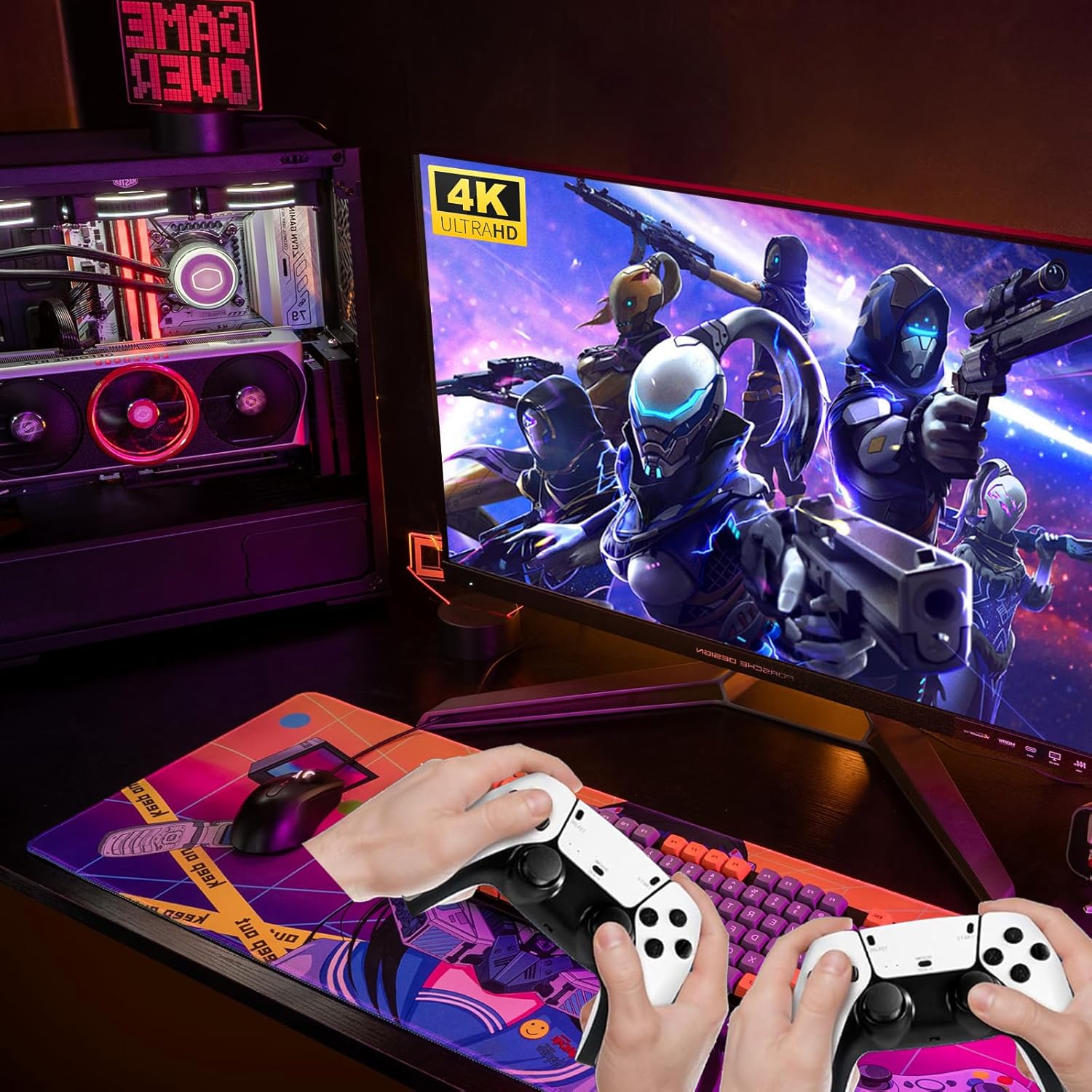 2025 Upgraded Retro Gaming Console, 4K HDMI Video Game Consoles with 40,000+ Games & 23 Emulators, Plug and Play Video Gaming Stick (128G) - Image 2